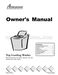 Amana ALW480DAW Owner's Manual