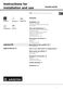 Ariston AQD1070D 497X EX Instructions for Installation and Use