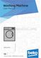 Beko WMI61241 User Manual