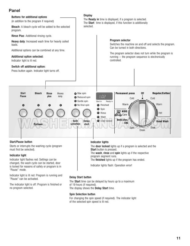 Bosch WFMC2201UC Nexxt 300 Series Operating and Installation Instructions