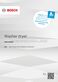 Bosch WNA134U8GB User Manual and Installation Instructions