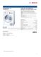 Bosch WTW863S1GB Specifications Sheet