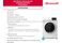 Brandt WFB384QWA Specifications Sheet
