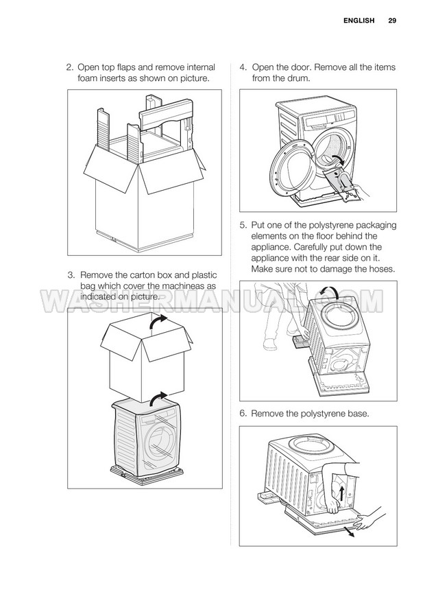 Electrolux EWF85743 Washing Machine User Manual
