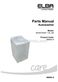 Fisher & Paykel WA50T54W Parts Manual