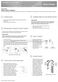 Fisher & Paykel WH7560J1 Installation instructions