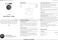 Fisher & Paykel WH8560F1 Specifications Sheet