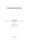 Fisher & Paykel WL1064P1 Parts Manual