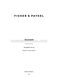 Fisher & Paykel WL1264P1 Parts Manual
