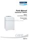 Fisher & Paykel WL70T60CW1 Parts Manual