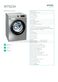 Gorenje W7523A Specifications Sheet