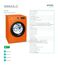 Gorenje W8543LO Specifications Sheet