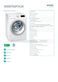Gorenje W95F64P-IUK Specifications Sheet