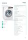 Gorenje W9825I Specifications Sheet