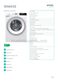 Gorenje WA843S Specifications Sheet