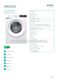 Gorenje WE62S3 Specifications Sheet