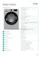 Gorenje WNEI14AS-A Specifications Sheet