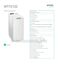 Gorenje WT72122 Specifications Sheet