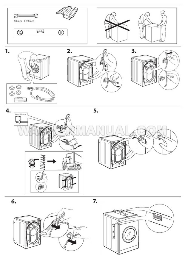 Hotpoint NM11 946 BC Washer User Manual