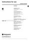 Hotpoint WMEF 722G UK Instructions for Use