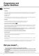 Aquarius WT540 Washing Machine Programme Guide Page #7