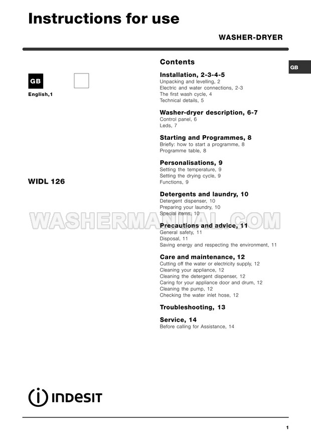 indesit-widl-126-instructions-for-use