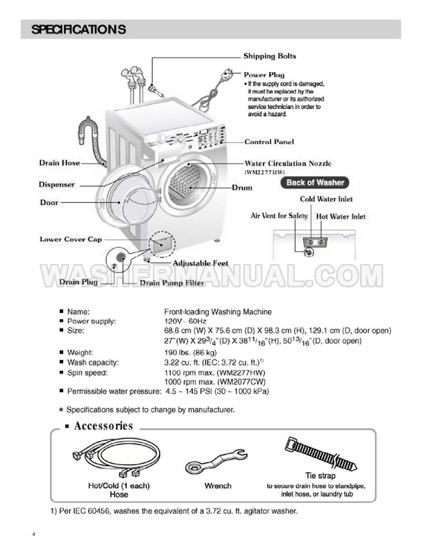 LG WM2277HW Tromm Owner