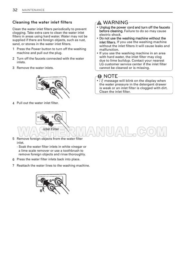 LG WM3997HWA Washer/Dryer Combo Owner